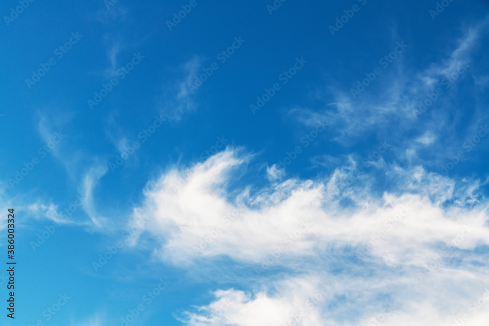 Beautiful blue sky and white clouds. Nature background. Beautiful blue sky and white clouds. Nature background.
