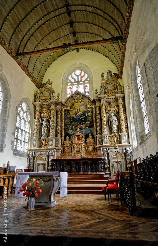 Église Notre-Dame-de-Croaz-Batz de Roscoff, Finistère, Bretagne, France
