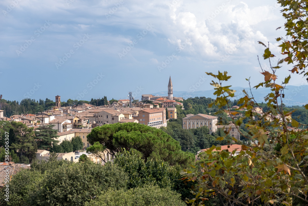 Perugia - August 2019: view of city center