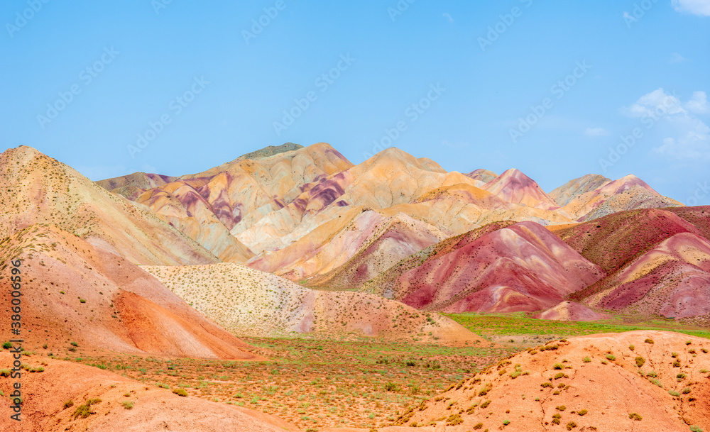 Naklejka premium Colorfull Mountain - Iran