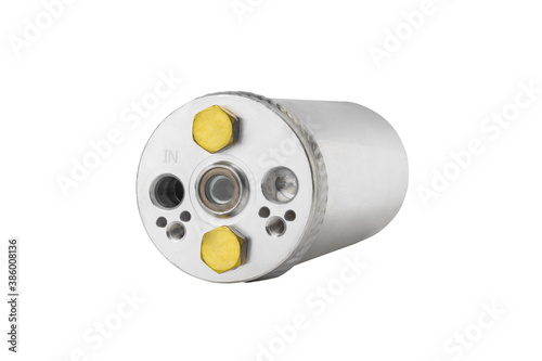 Receiver drier isolated on white background