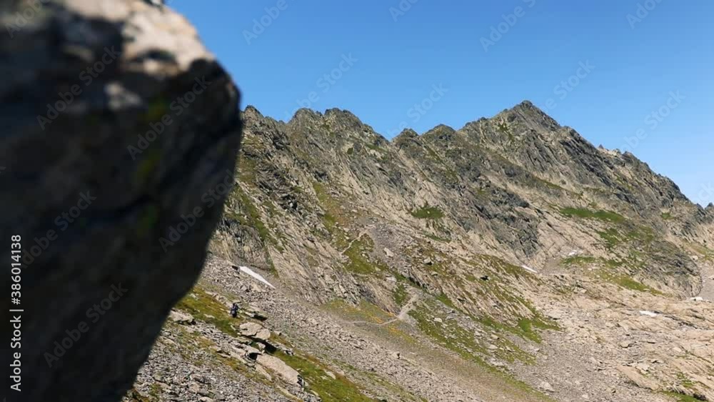 Amazing mountains peaks landscape in summer time Amazing mountains peaks landscape in summer time