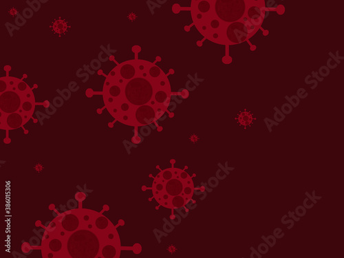Virus Epidemic Illustration Background.
