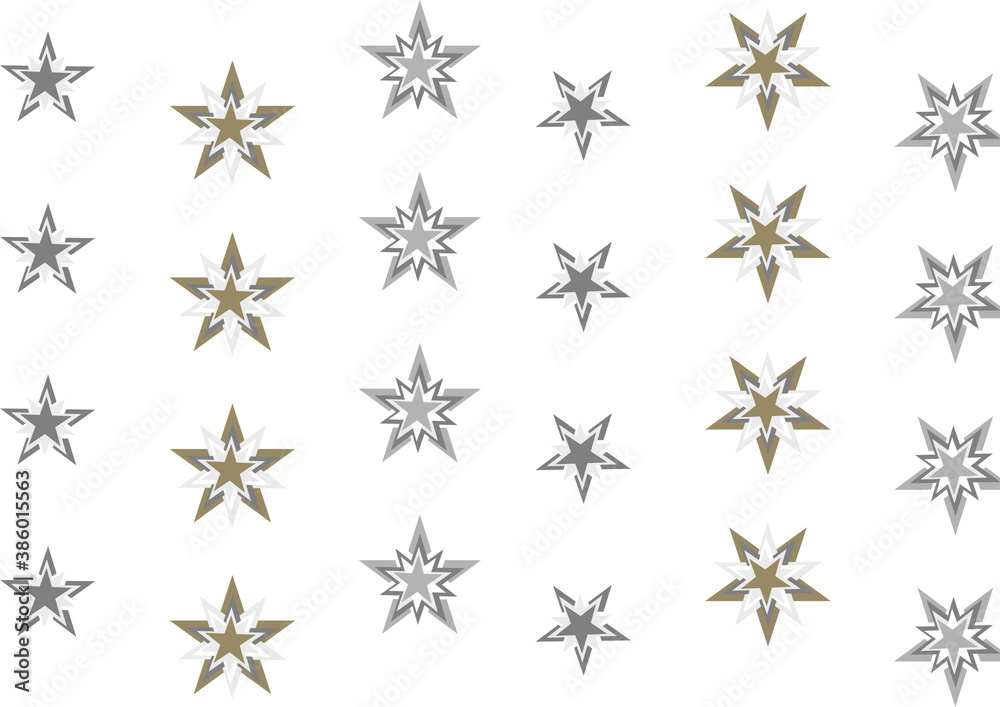 Set of shining Christmas stars , isolated for own background, creative seamless pattern for wrapping paper.. Set of shining Christmas stars , isolated for own background, creative seamless pattern for wrapping paper..