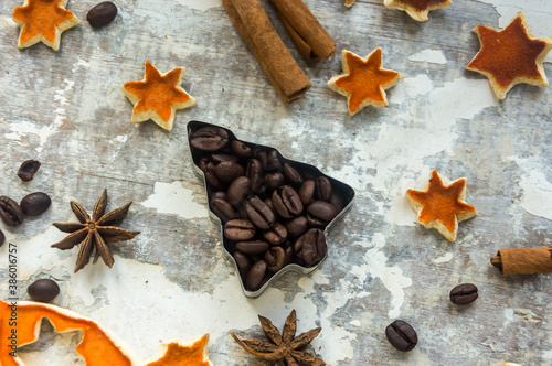 christmas spices cofee