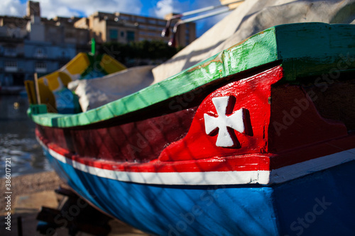 Traditional maltese boat