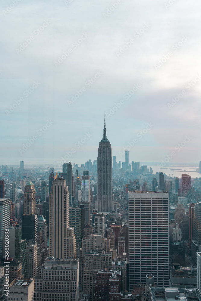 Foto del skyline de Manhattan, Nueva York
