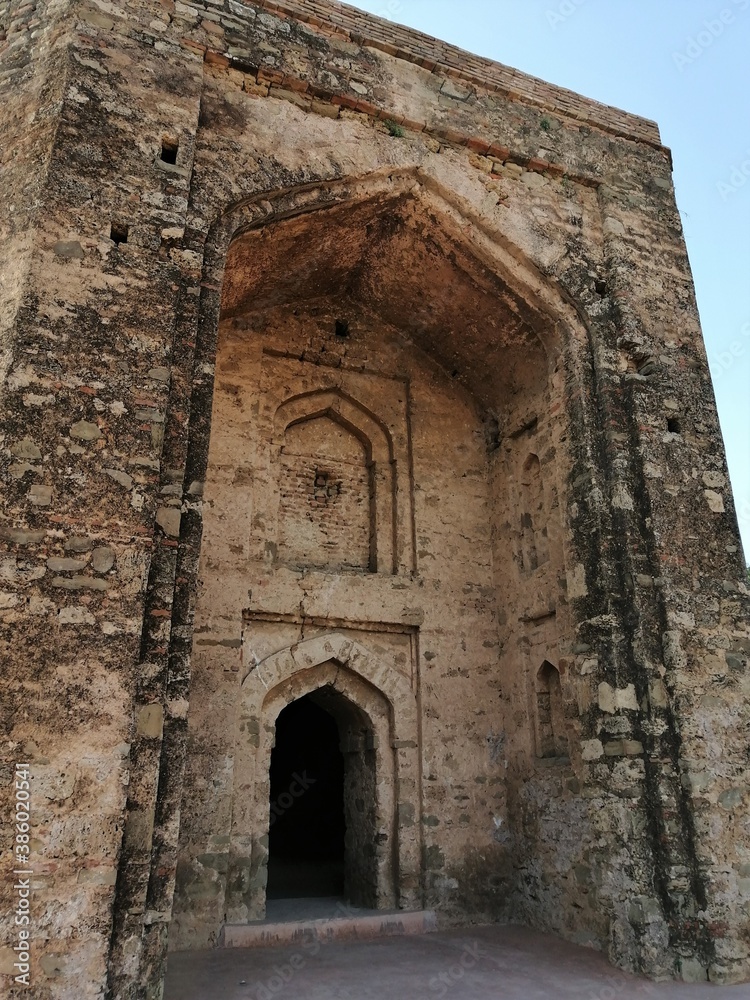 the entrance to the castle