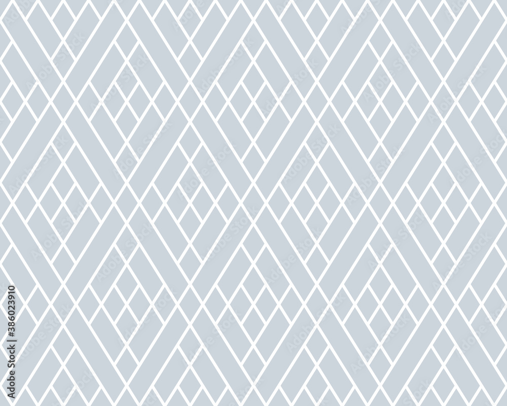 Geometric seamless pattern from white rhombus on grey background. Abstract diamond vector pattern. Simple vector illustration. Simple geometric design for fabric, wallpaper, scrapbooking, textile Geometric seamless pattern from white rhombus on grey background. Abstract diamond vector pattern. Simple vector illustration. Simple geometric design for fabric, wallpaper, scrapbooking, textile