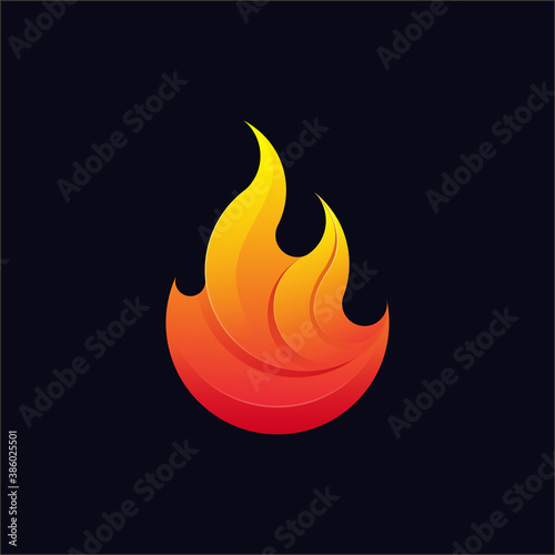 fire coolorful logo