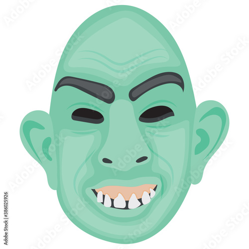 
Halloween character, megamind icon 
