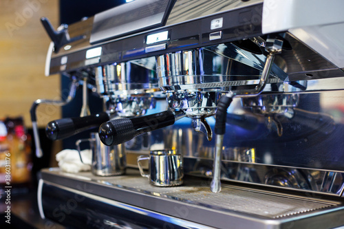 coffee machine in coffee shop