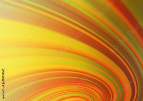 Light Orange vector blurred and colored template.