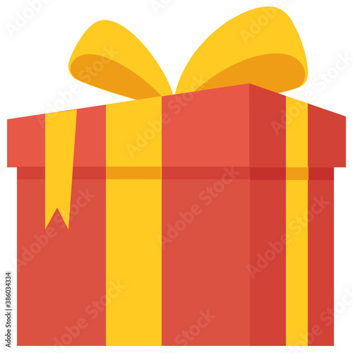 
A surprise gift box wrapped with ribbon
