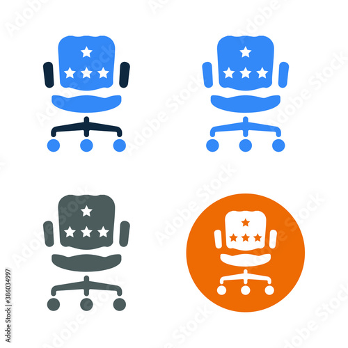 Chair, furniture, icon. Vector graphics