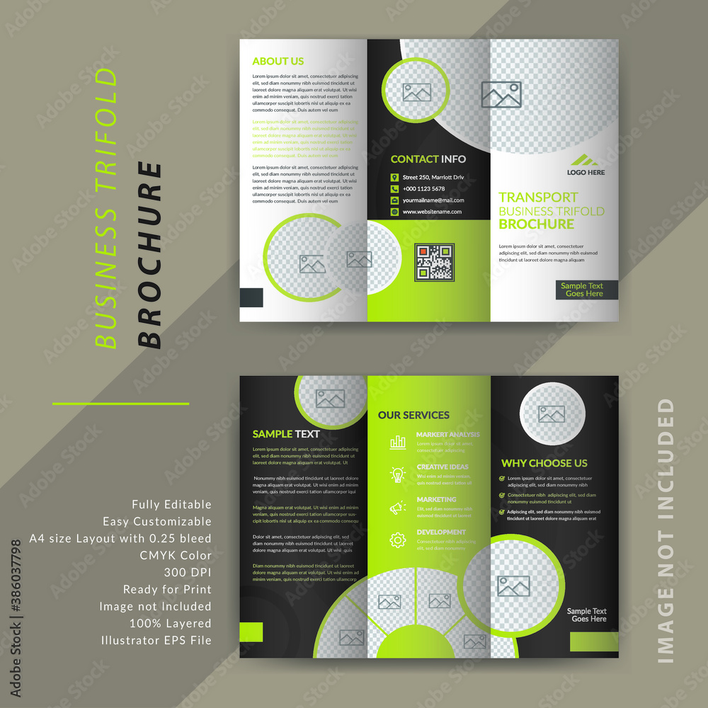 Business Tri fold Print Ready Brochure Template Design in A4 size Business Tri fold Print Ready Brochure Template Design in A4 size