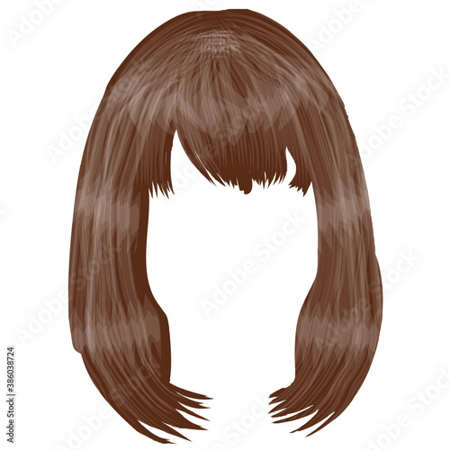 
Small side flick from front and short length till shoulders this is bob haircut icon
