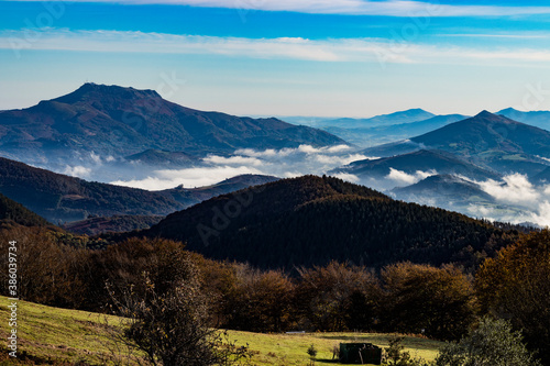 Vista a Larrun desde Artikutza photo