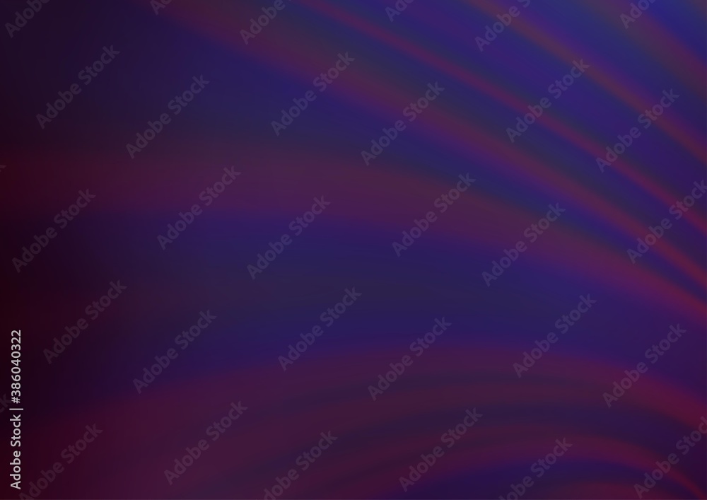 Fototapeta premium Dark Purple vector blurred shine abstract pattern.