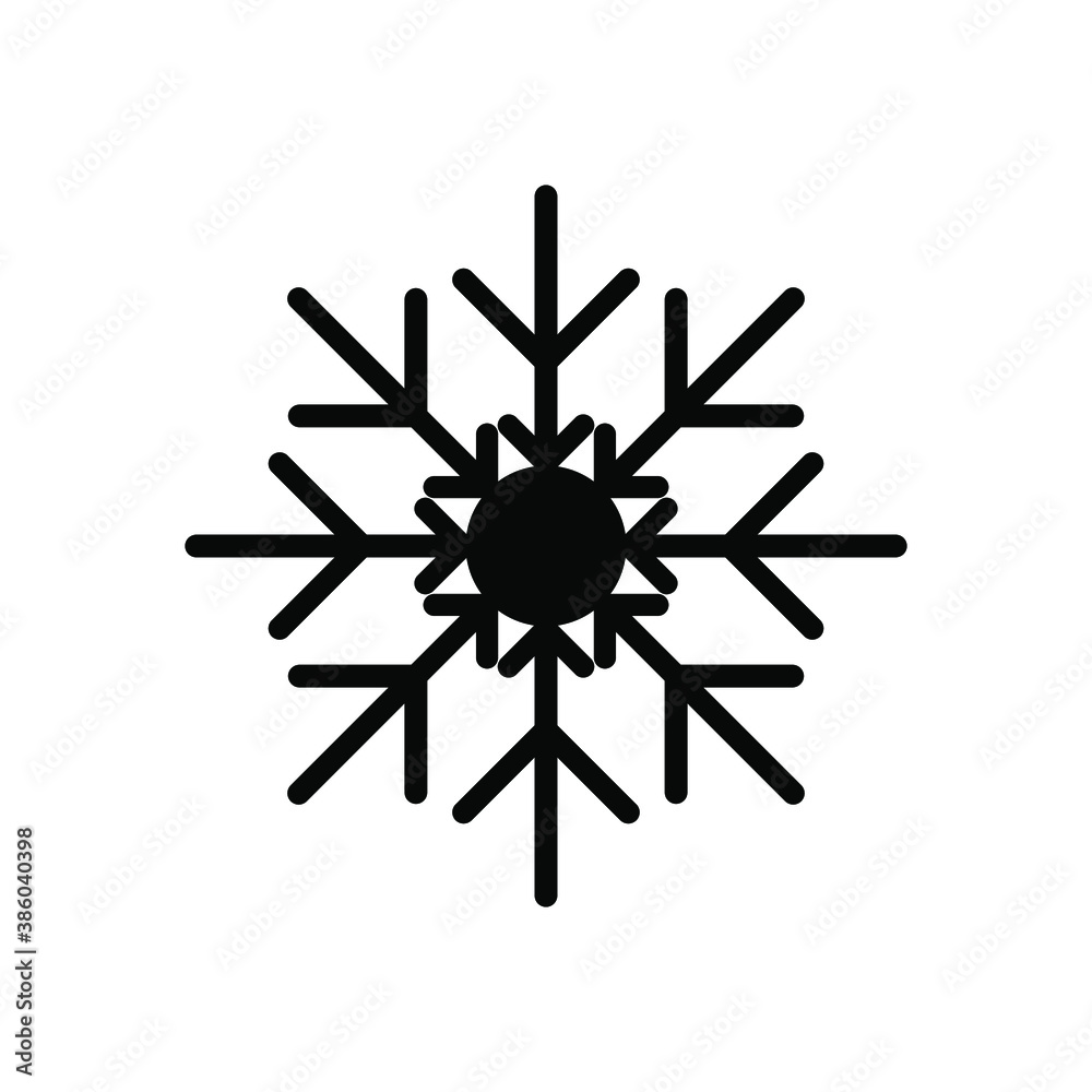 Snow icon set. Winter vector collection Snow icon set. Winter vector collection