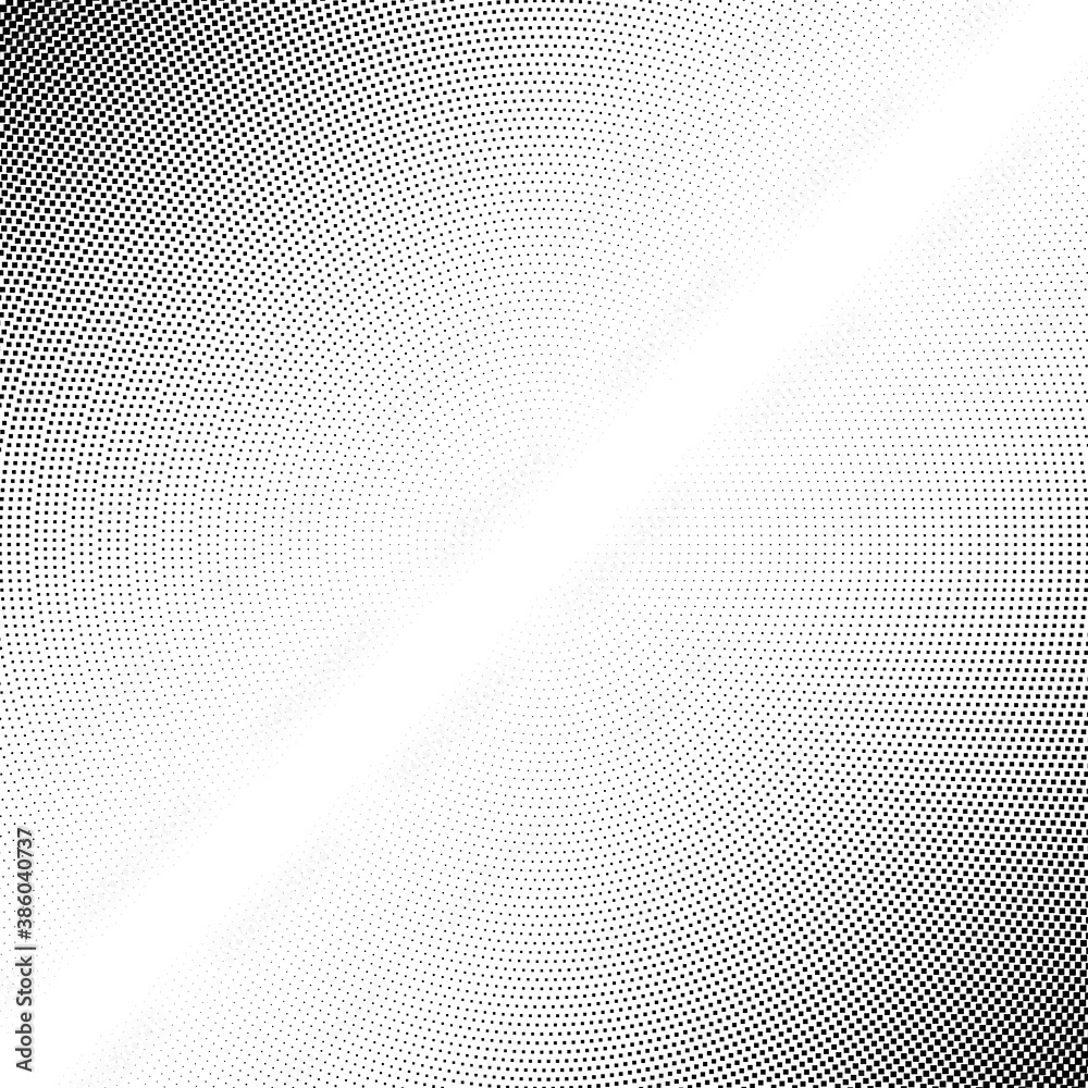 Squares halftone geometric background pattern and texture vector illustration