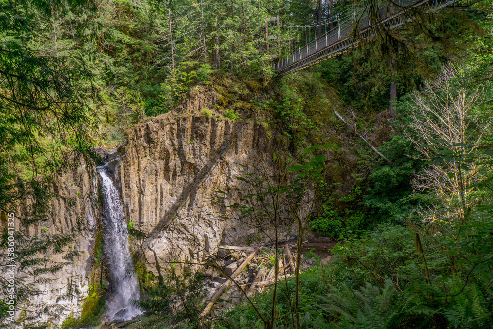 Drift Creek Falls Trail, Siuslaw National Forest, Otis, Oregon, USA