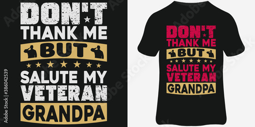 Veteran T-Shirt design template, Vintage veteran emblems, veteran quote, and vector design.