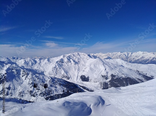 Winter mountain landscape in the Austrian Alpes © Radu