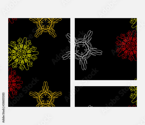 Abstract background geometric pattern, vector circle, graceful lines color art design.