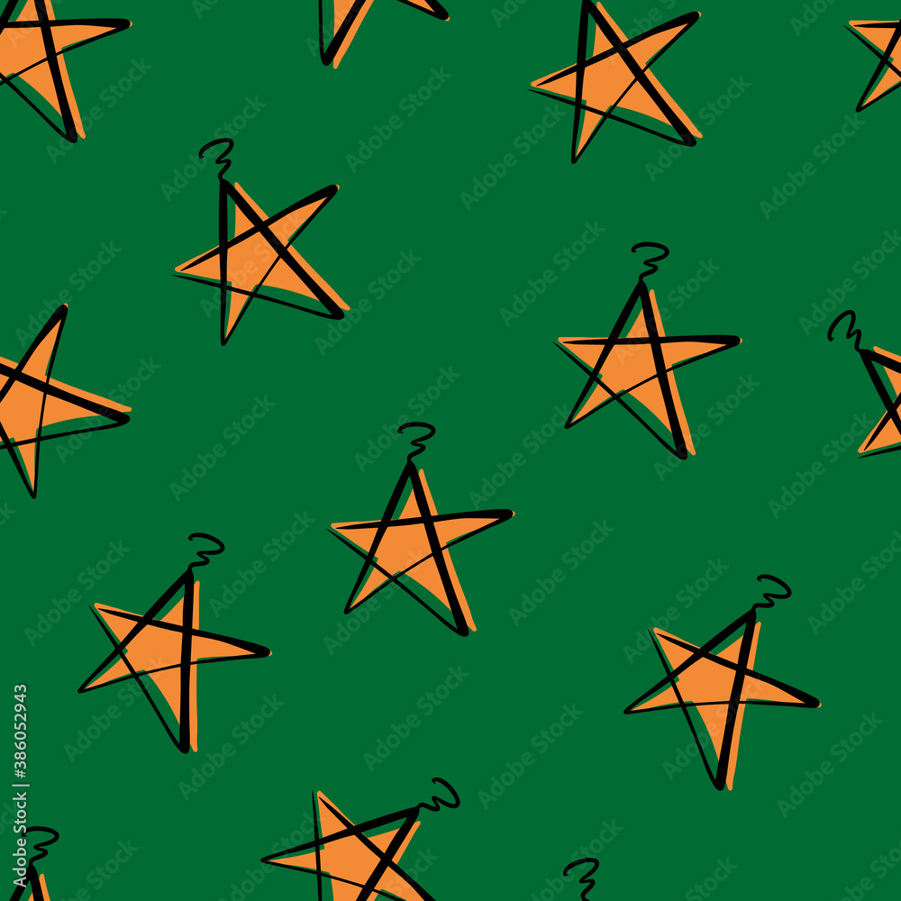Christmas background with stars. Stylized New Year's elements. Idea for fabric, pattern tablecloth, wrapping paper, gift paper Christmas background with stars. Stylized New Year's elements. Idea for fabric, pattern tablecloth, wrapping paper, gift paper
