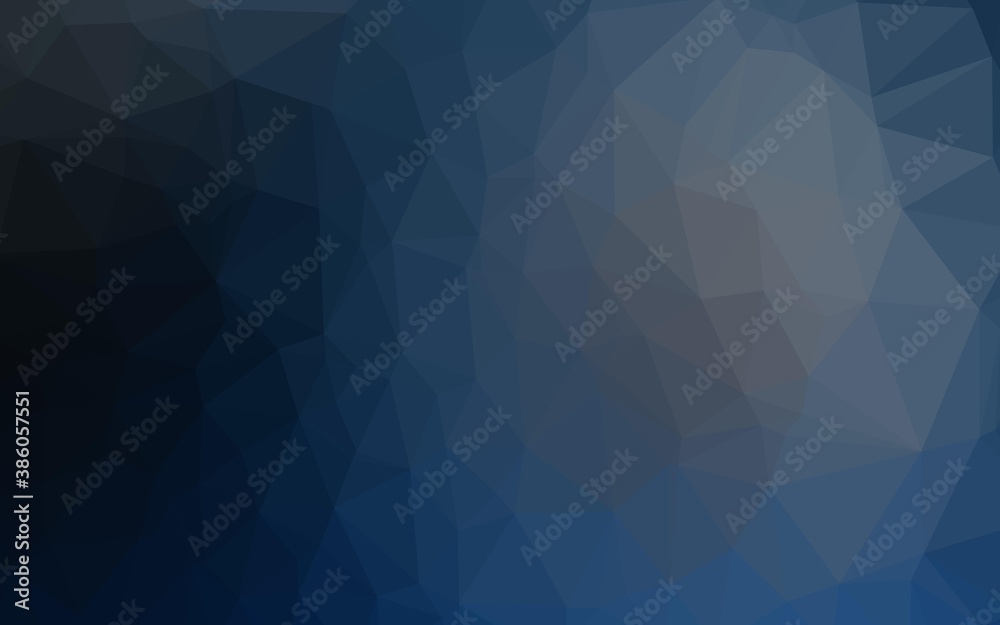 Dark BLUE vector blurry triangle texture. Dark BLUE vector blurry triangle texture.