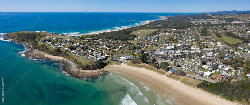 The town of   Woolgoolga on the New South Wales, north coast, Australia.