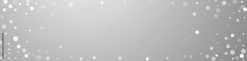 White dots Christmas background. Subtle flying sno White dots Christmas background. Subtle flying sno