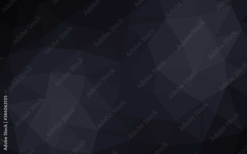 Dark BLUE vector shining triangular pattern. Dark BLUE vector shining triangular pattern.