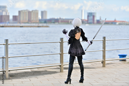 Fotografie コスプレの女性”2B