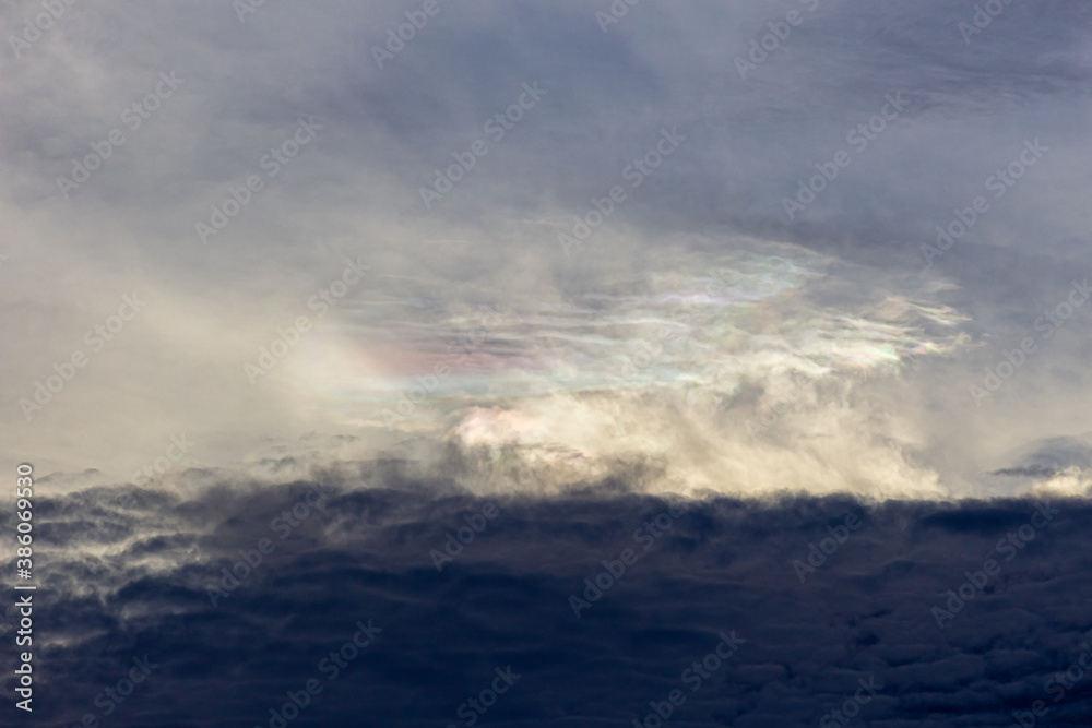 Fototapeta premium strange light in the sky