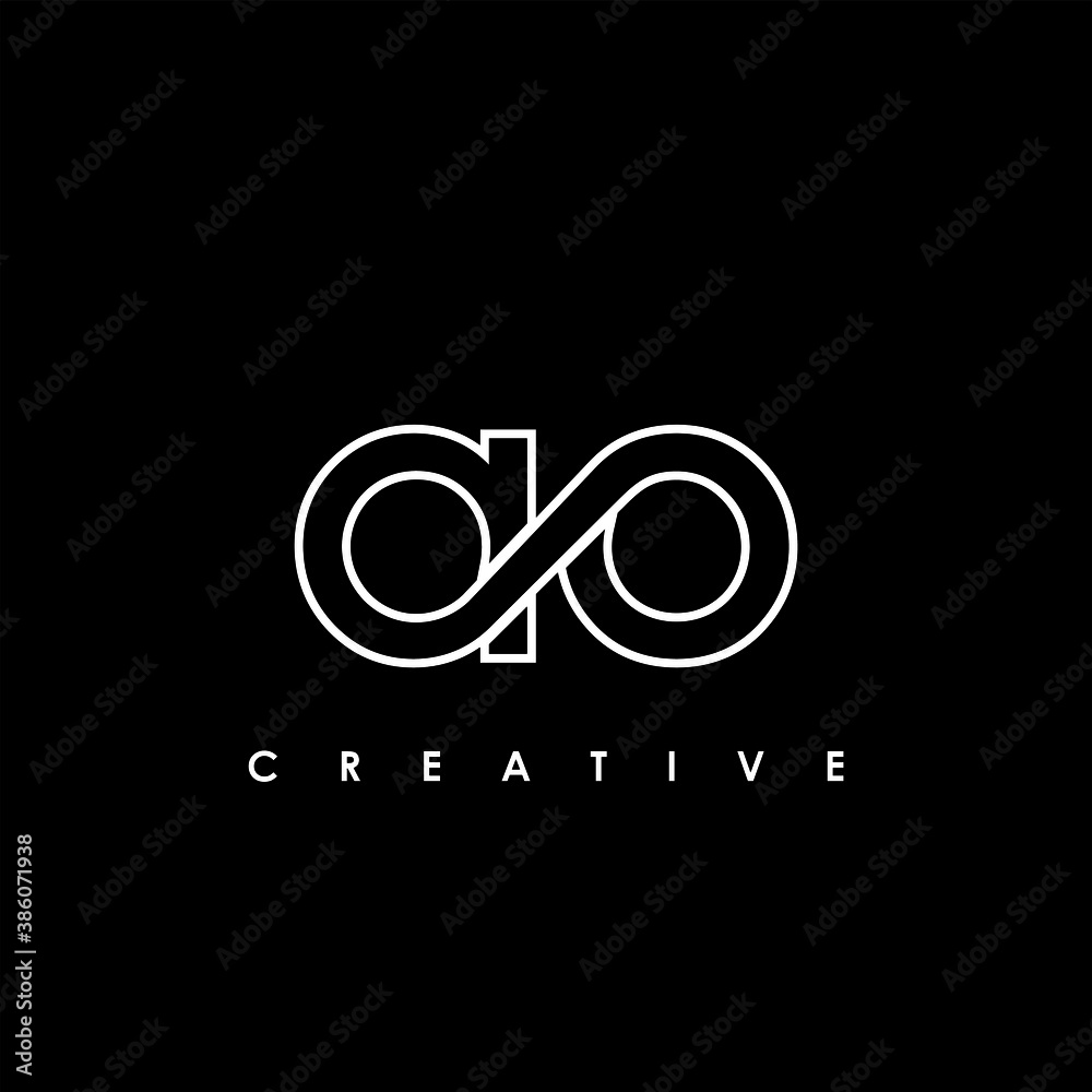AO Letter Initial Logo Design Template Vector Illustration AO Letter Initial Logo Design Template Vector Illustration