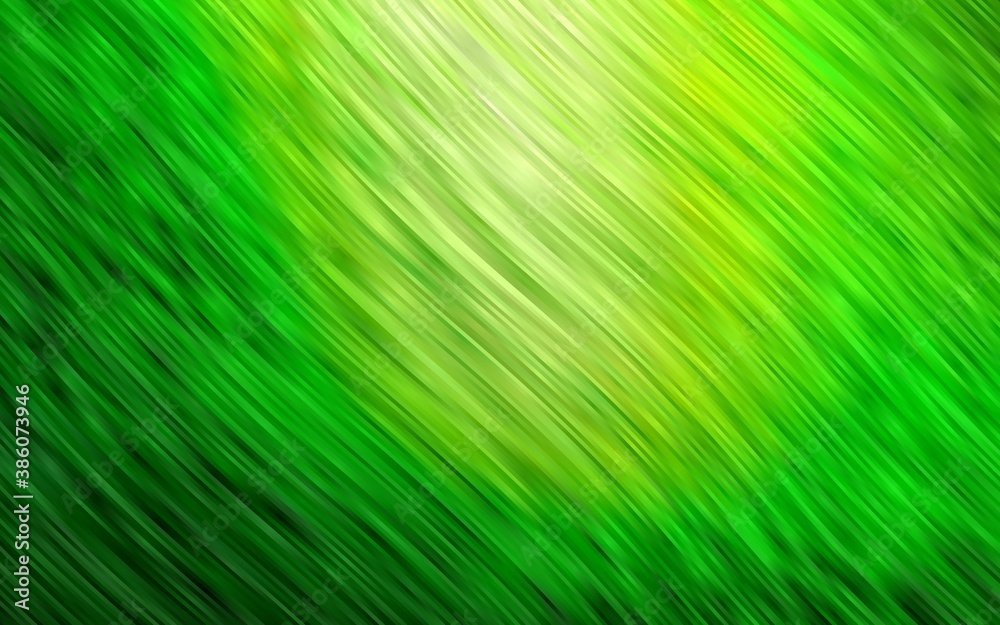 Light Green vector template with bent lines. Light Green vector template with bent lines.