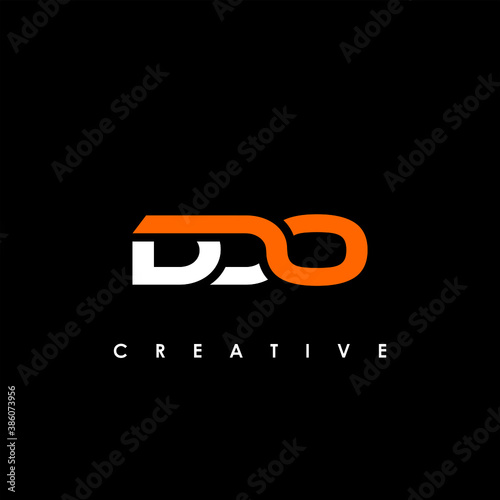 DDO Letter Initial Logo Design Template Vector Illustration	

