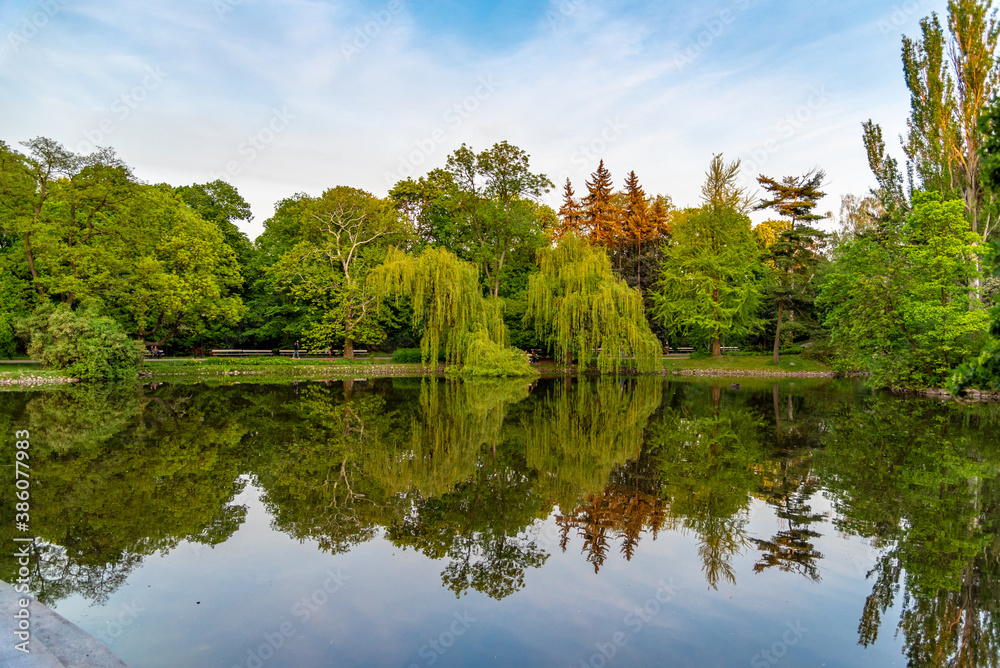 Park Ujazdowski is one of the most picturesque parks of Warsaw, Poland. Park Ujazdowski is one of the most picturesque parks of Warsaw, Poland.