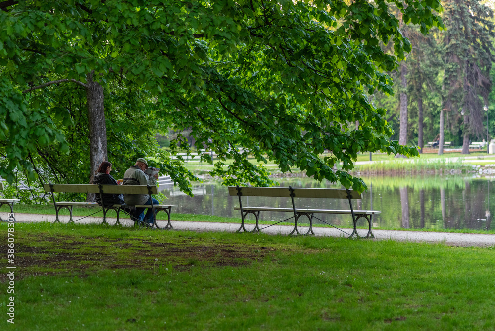 Park Ujazdowski is one of the most picturesque parks of Warsaw, Poland. Park Ujazdowski is one of the most picturesque parks of Warsaw, Poland.