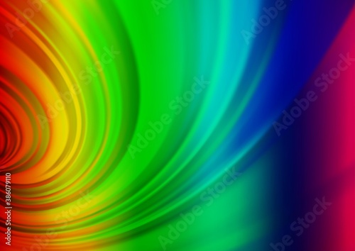 Light Multicolor, Rainbow vector abstract bright template.