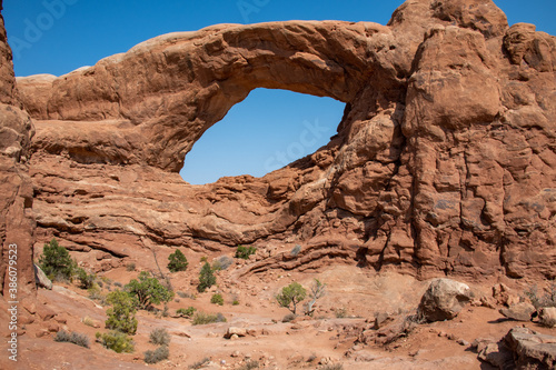 Windows in Arches National Park in October