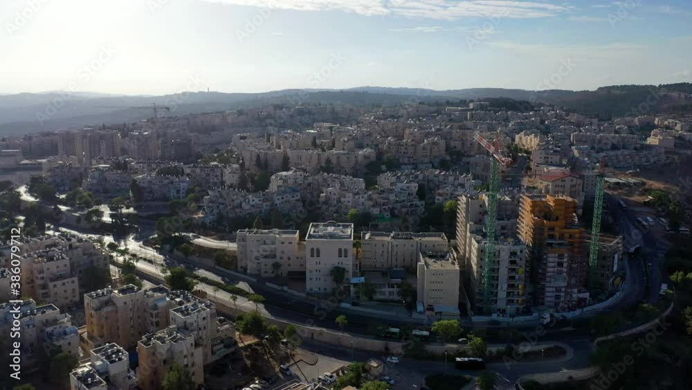 Jerusalem Construction Site aerial view
Ramot polin orthodolx neighborhood in northern part of East jerusalem
Jerusalem Construction Site aerial view
Ramot polin orthodolx neighborhood in northern part of East jerusalem