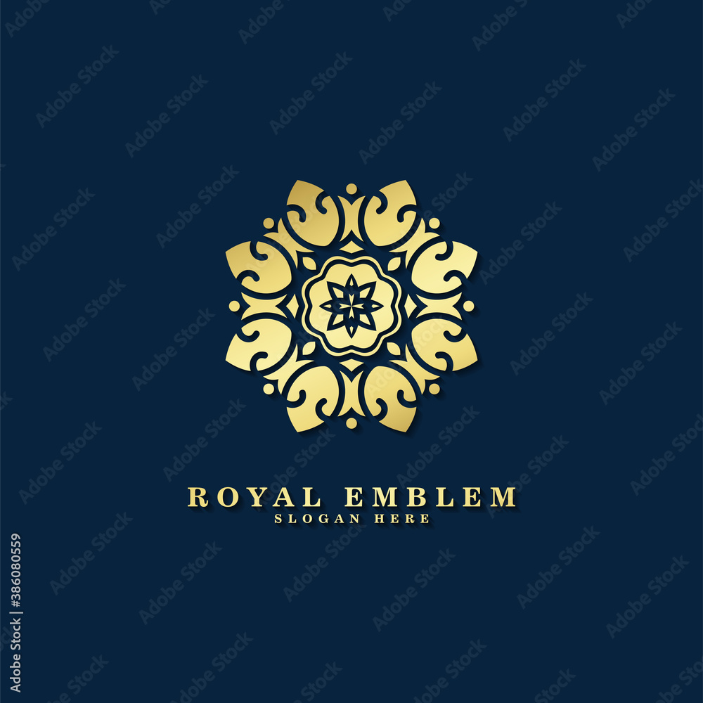 Elegant retro ornamental logo