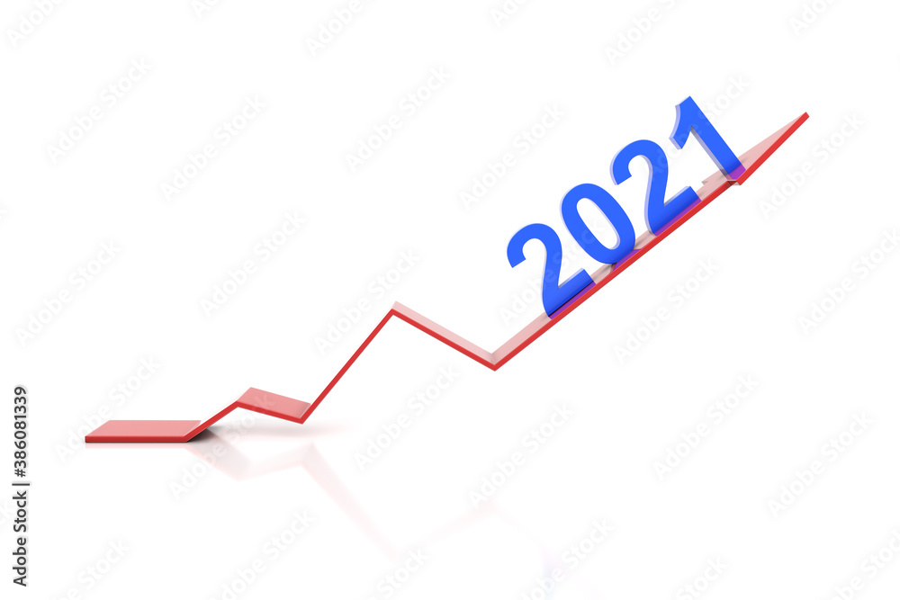 New Year 2021 Creative Design Concept - 3D Rendered Image New Year 2021 Creative Design Concept - 3D Rendered Image