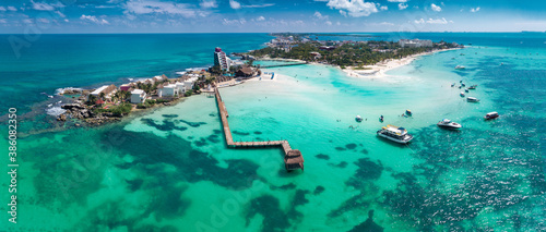 isla mujeres island near Cancun Mexico photo