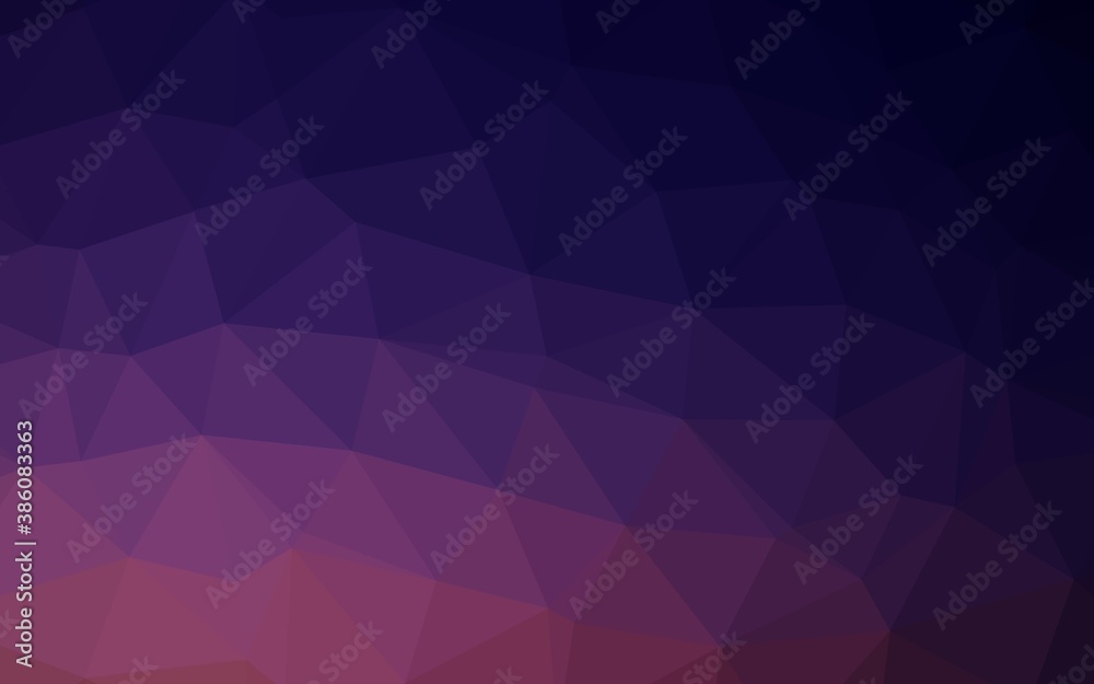 Dark Purple vector abstract mosaic pattern. Dark Purple vector abstract mosaic pattern.