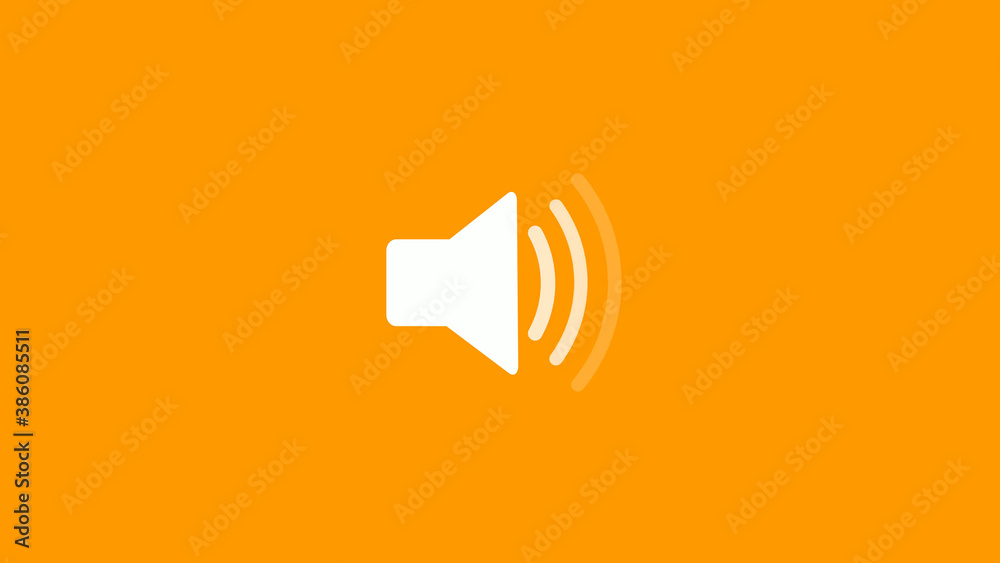Amazing white color speaker icon brown background, Speaker icon Amazing white color speaker icon brown background, Speaker icon