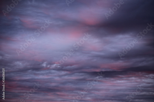 Impressive cloudscape, lightly illuminated by the sun below © jojoo64